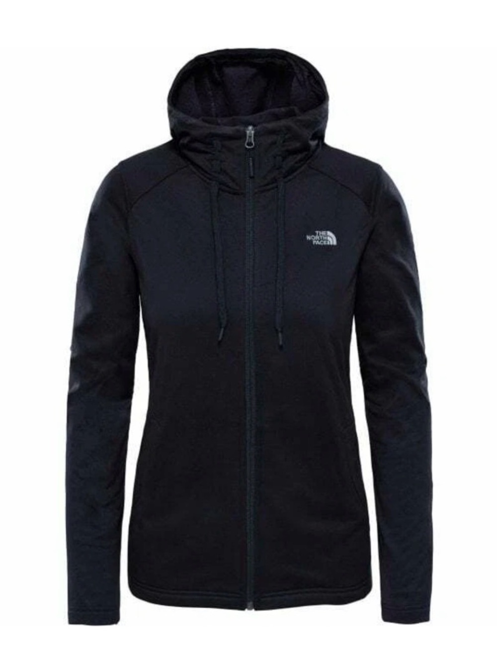 The North Face Women's Black Full-Zip Hooded Sweatshirt - Picture 2 of 6